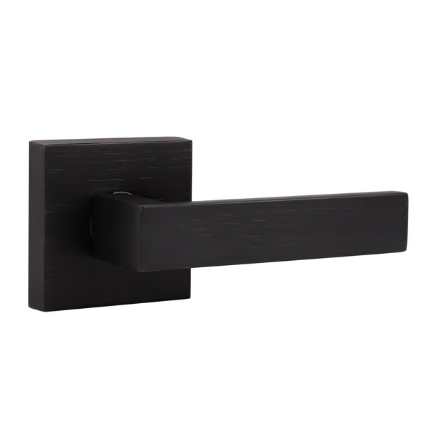 Probrico Passage Door Lever with Square Rosette Heavy Duty Solid Levers